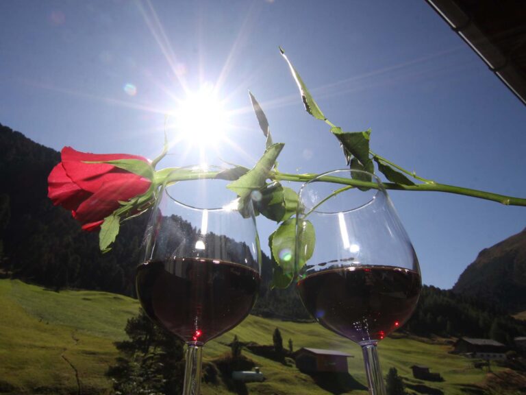 Rose-auf-Glas